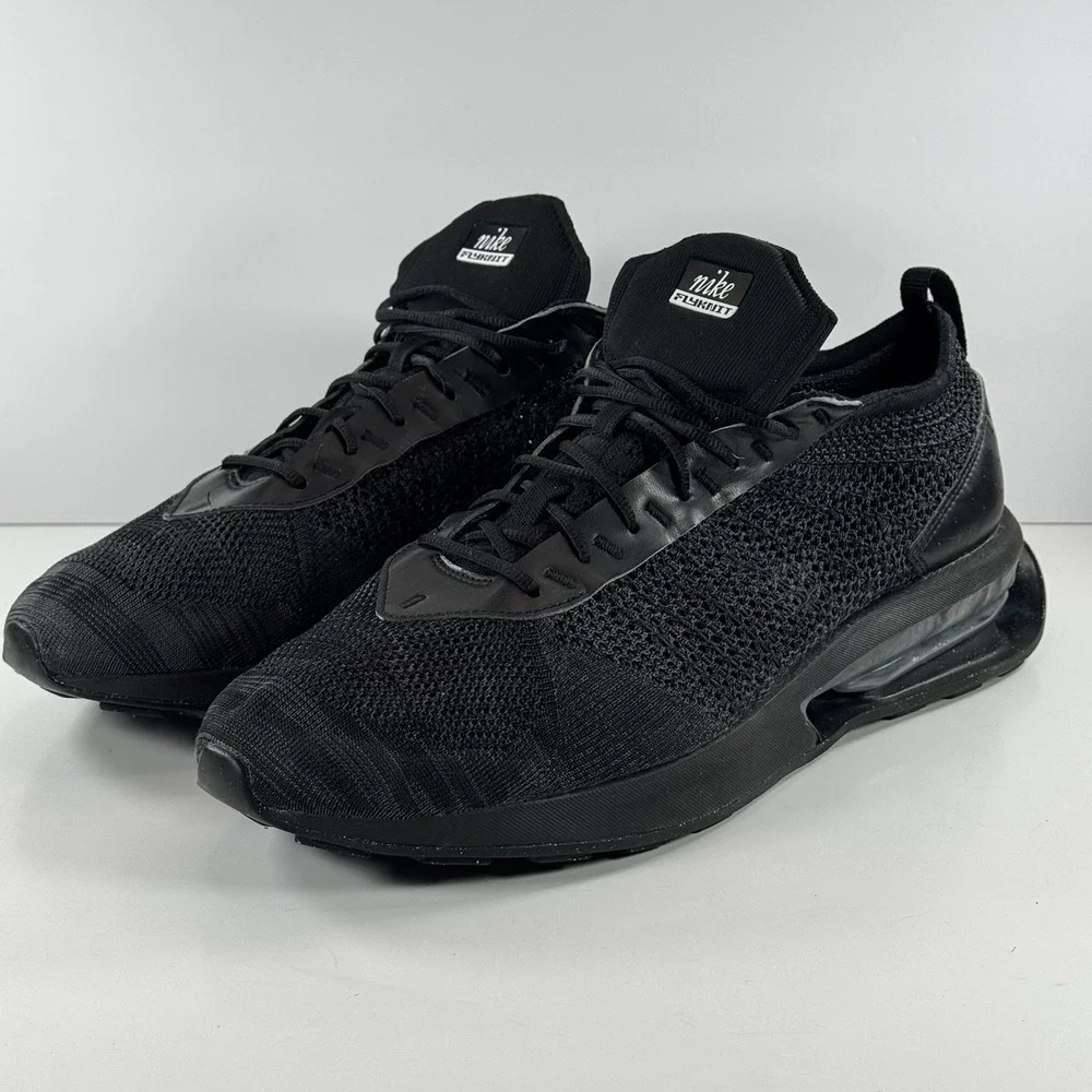 Nike Air Max Flyknit Racer FD2764-001‎ Shoes Black Anthracite Black Men's 14